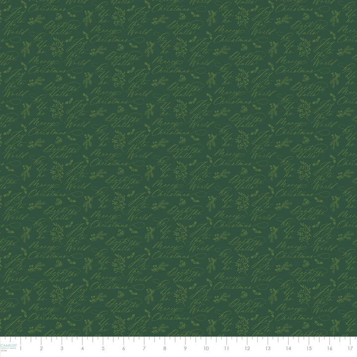 Green - Holiday Wishes 44" Wide Cotton (66250503-01) 🇨🇦