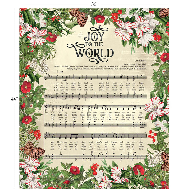 Joy to the World Panel - 36" x 44" (66250505P-01) 🇨🇦
