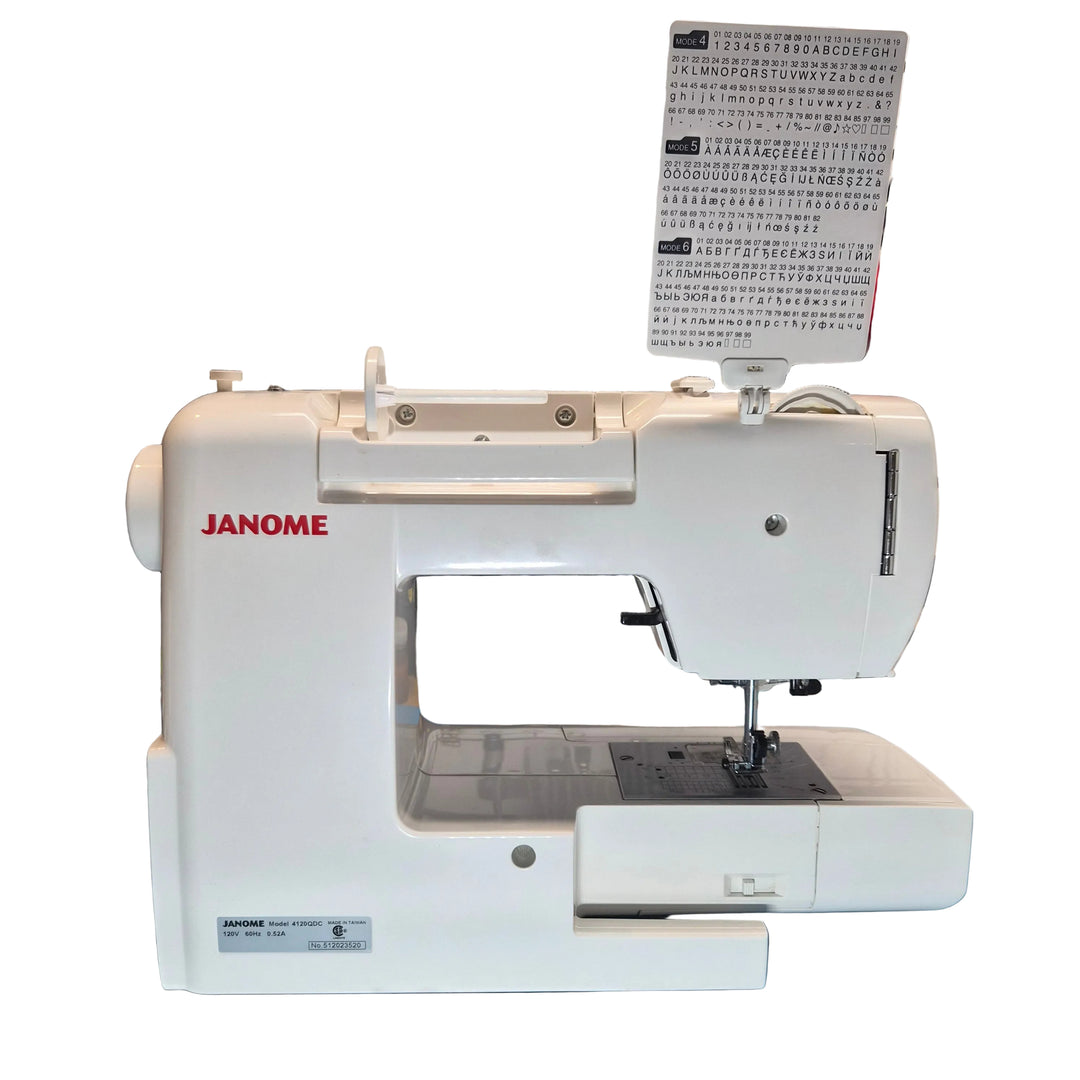Pre-Loved - Janome 4120 QDC Sewing and Quilting Machine