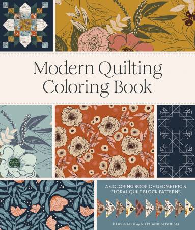 "Modern Quilting" Colouring Book