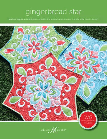 Gingerbread Star - Table Topper Pattern