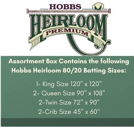 Hobbs Heirloom® Premium 80/20 Cotton/Poly Blend - Assorted Box