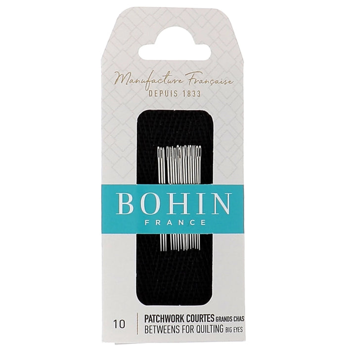 Bohin Between Big Eye Patchwork Needles | Size No. 10 x 20pc. (BOH00323)
