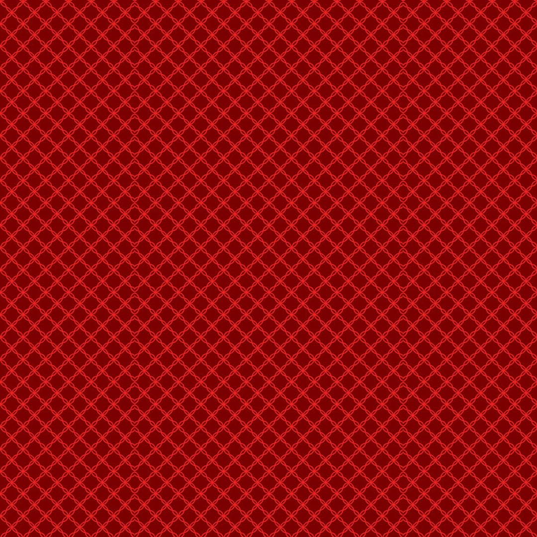 Holly Jolly Calico - Crimson Plaid 3" | 44"/45"  Cotton