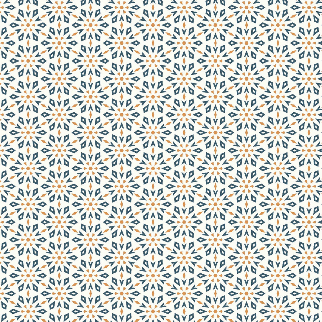 Holly Jolly Calico - Ecru Geometric 4" | 44"/45" Cotton