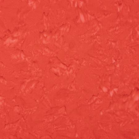 Tomato Red Batik 108" Cotton (BTWB260)  – Sold in UNITS of ¼ metre