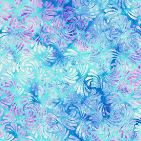 Dreamer Swirly Water Drops 106" Batik (BX2184-DREAMER) - Sold in UNITS of 1/4 Metre