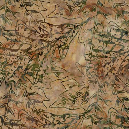 Windsong Autumn Leaves Batik 108" Cotton (BX5029-WINDSONG)  – Sold in UNITS of ¼ metre