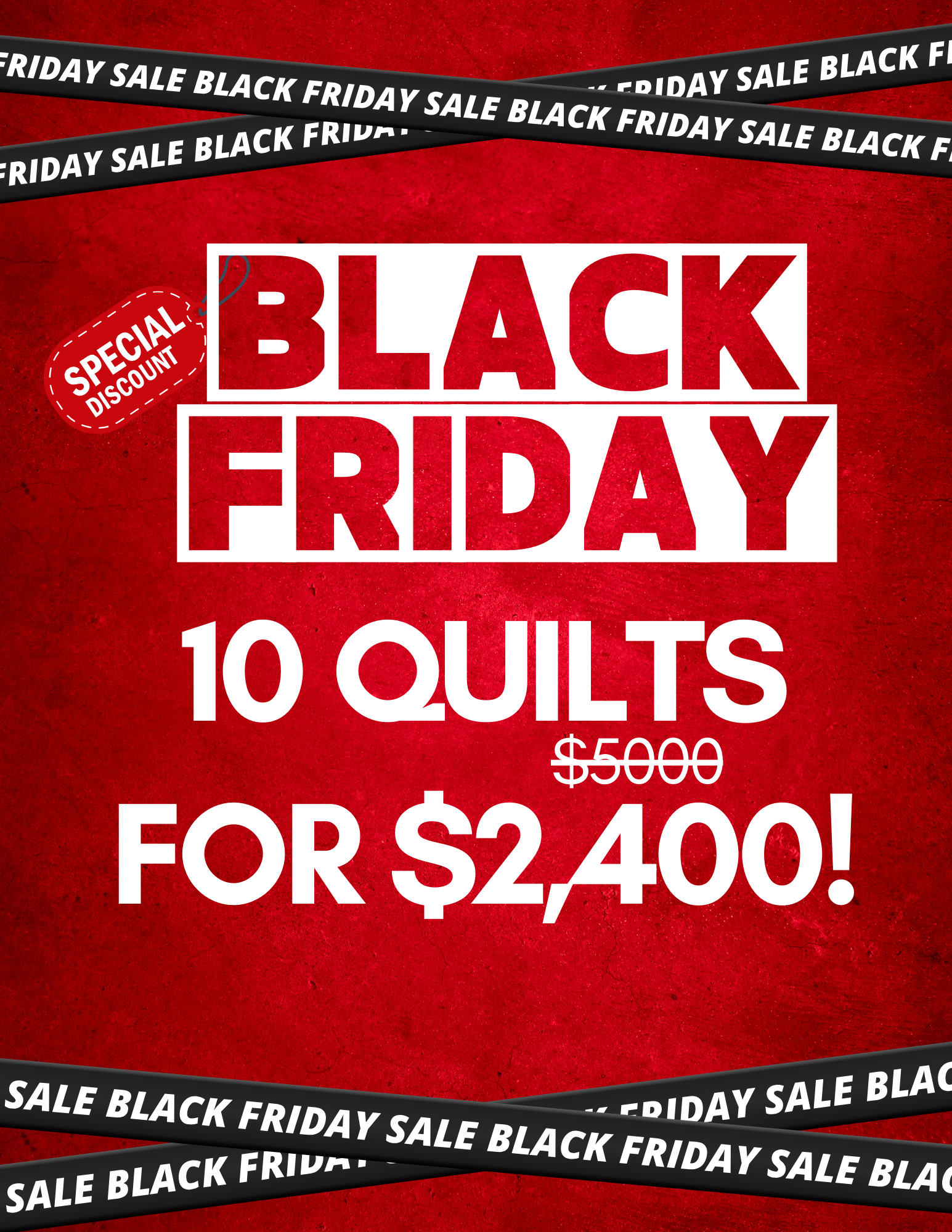 10 Quilts Package - Quilter's Choice Black Friday Special