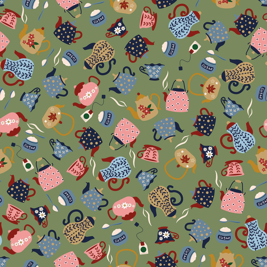 Sugar Green  - 44” - (C17082R-GREEN) – Sold in UNITS of ¼ metre