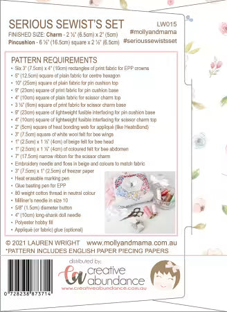 Serious Sewists Set - Includes EPP Papers