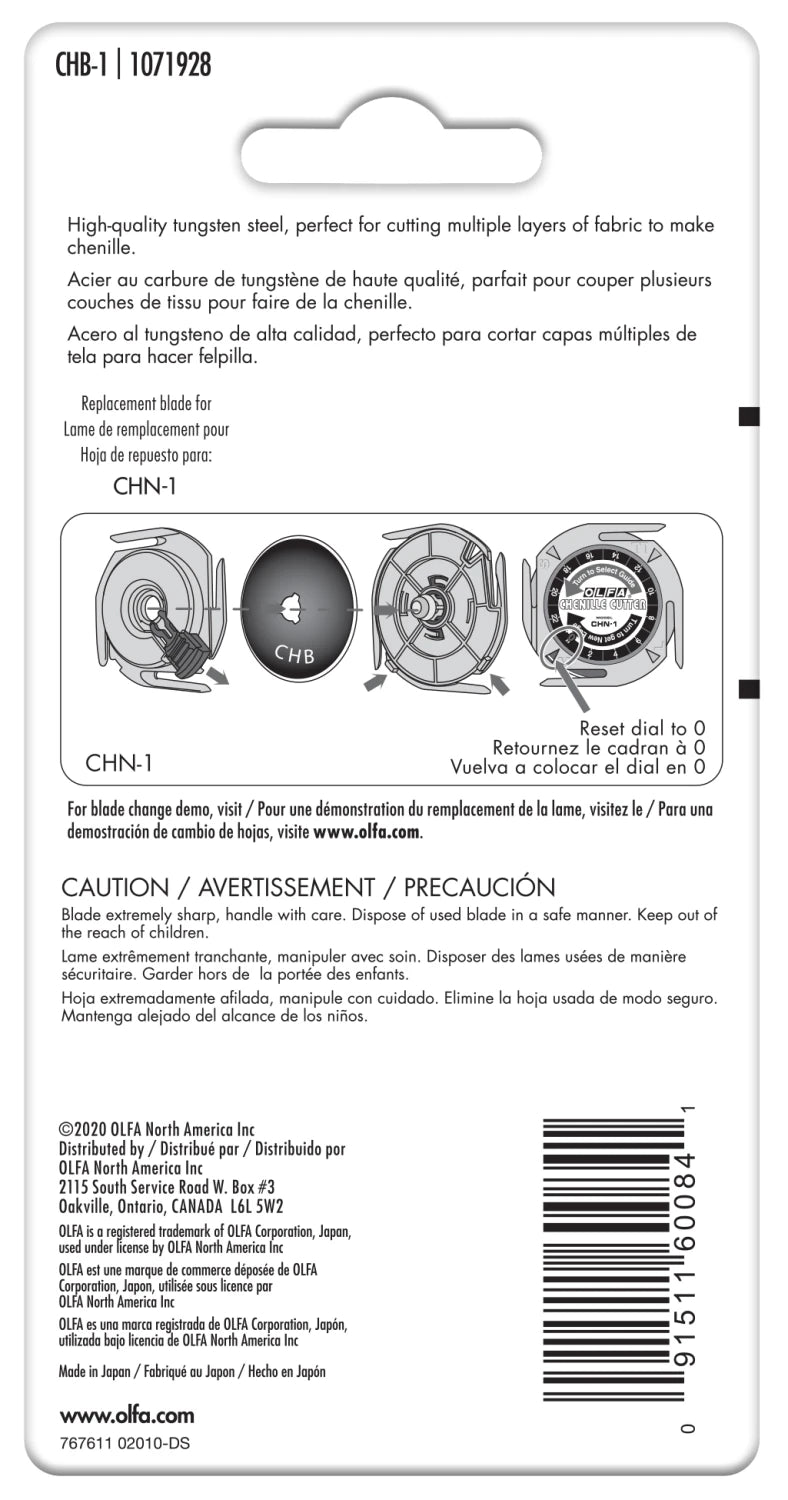 Olfa Chenille Replacement Blade (CHB60-1)