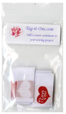 "PS I Love You" Labels (12pck)