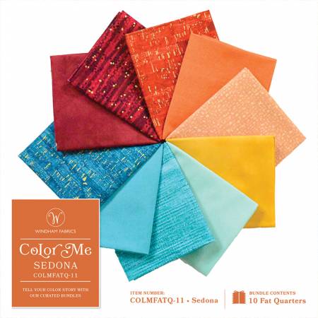 Fat Quarter Bundle - Color Me Sedona (10pcs/bundle)