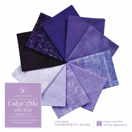 Fat Quarter Bundle - Color Me Leaf (10pcs/bundle)