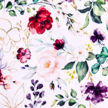 60" Minky Flora & Fauna – Sold in UNITS of ¼ metre