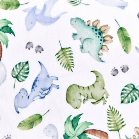 60" Minky Ivy Lil Dinos – Sold in UNITS of ¼ metre