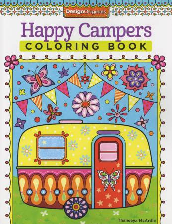 "Happy Campers" Colouring Book