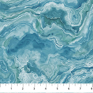 Medium Blue Wave Texture - Smooth Sailing | 43/44"  (DP28912-44) - Sold in UNITS of ¼ metre
