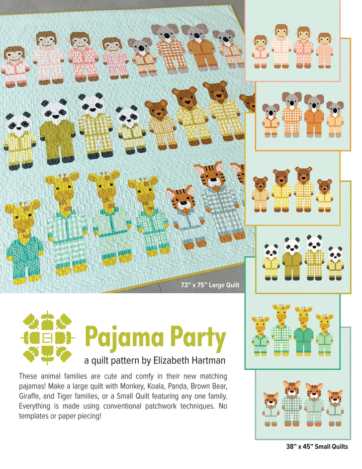 Pajama Party Quilt Pattern (EH090)