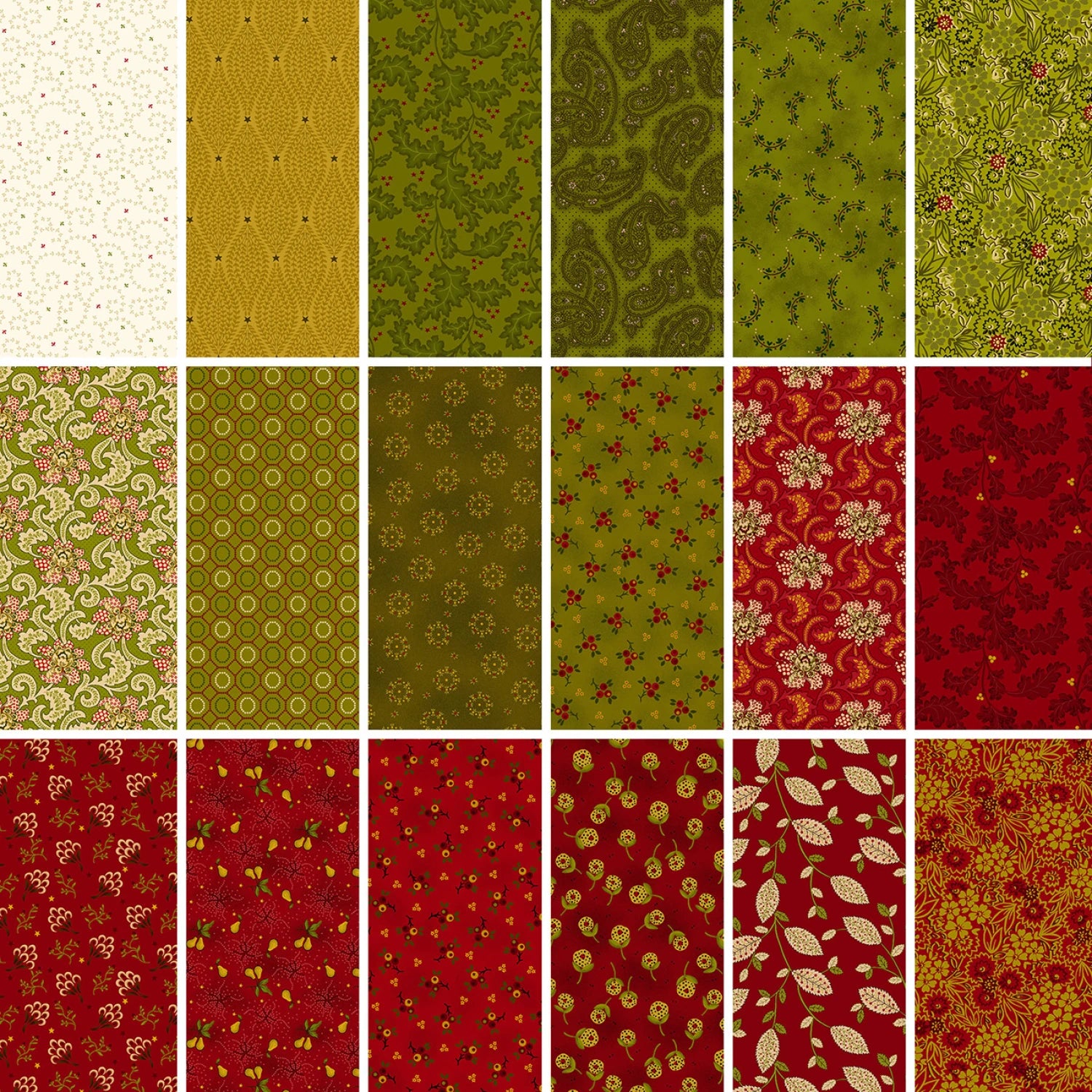 Baubles & Balsam by Kim Diehl Collection | 10in Squares - 42pcs (FB610HG-BAUBLESBALSAM)