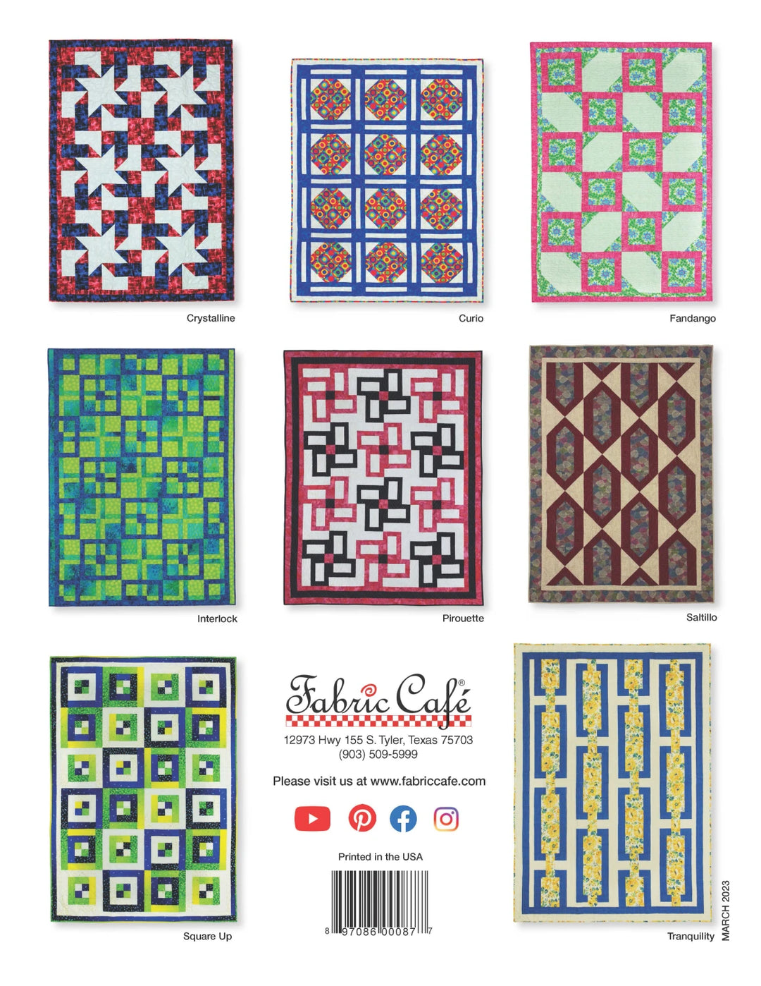 3 Yard Quilts - Make it Modern from Fabric Cafe (FC032341)