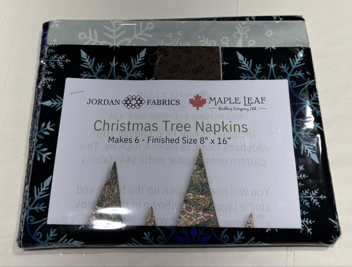Christmas Tree Napkin - Kit (6pc set)