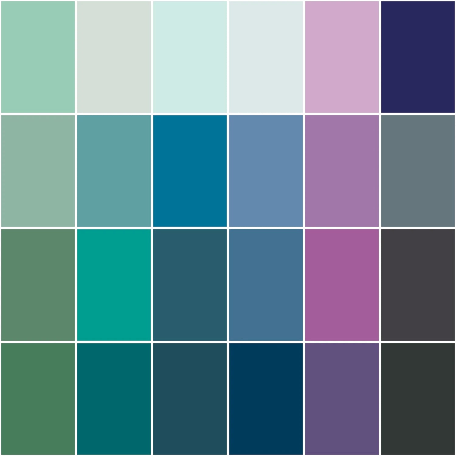 Confetti Cotton Cool Fat Quarter Bundle | Fat Quarter Package - 24pcs (FQ-COO120-24)