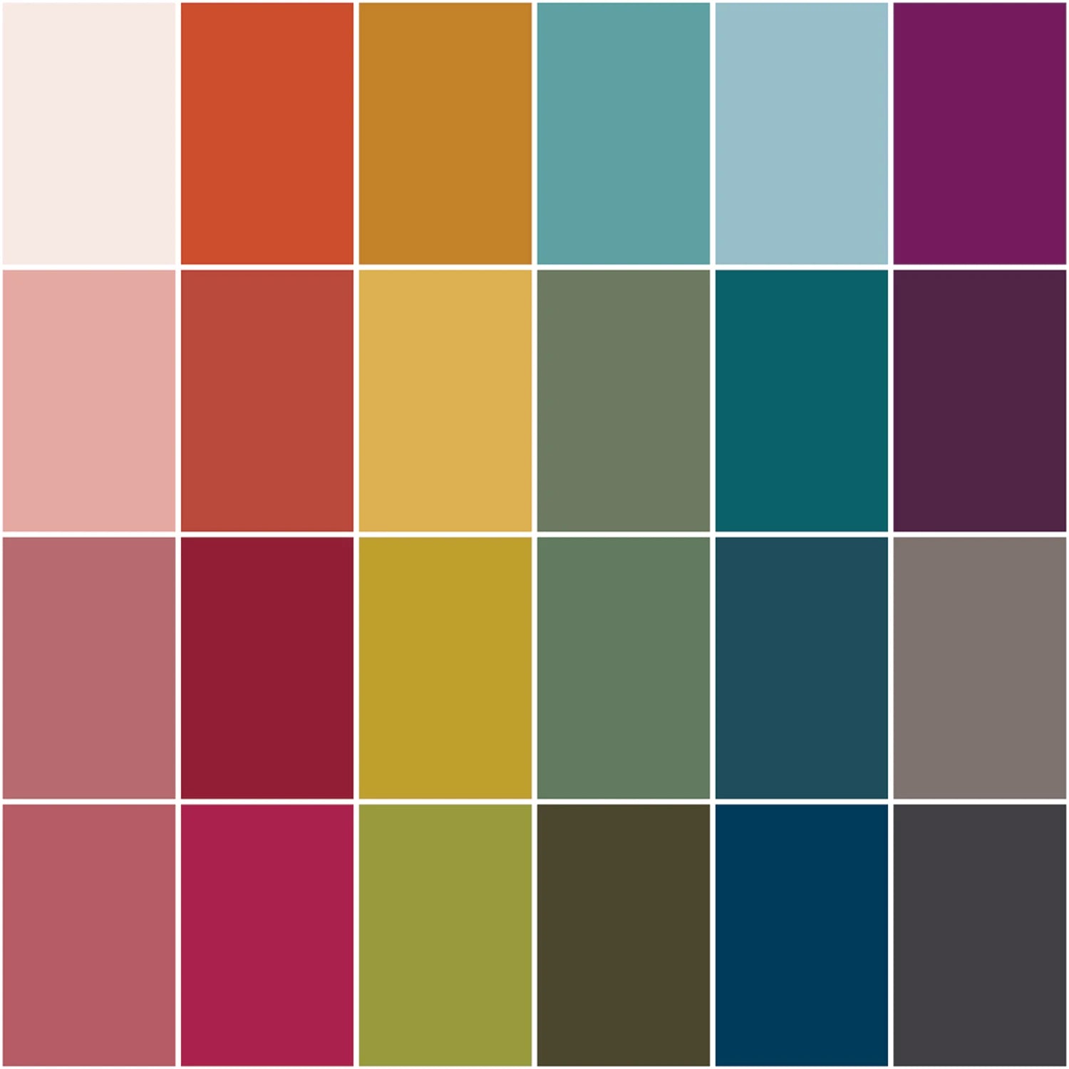Confetti Cotton Moody Bundle | Fat Quarter Package - 24pcs (FQ-MOO120-24)
