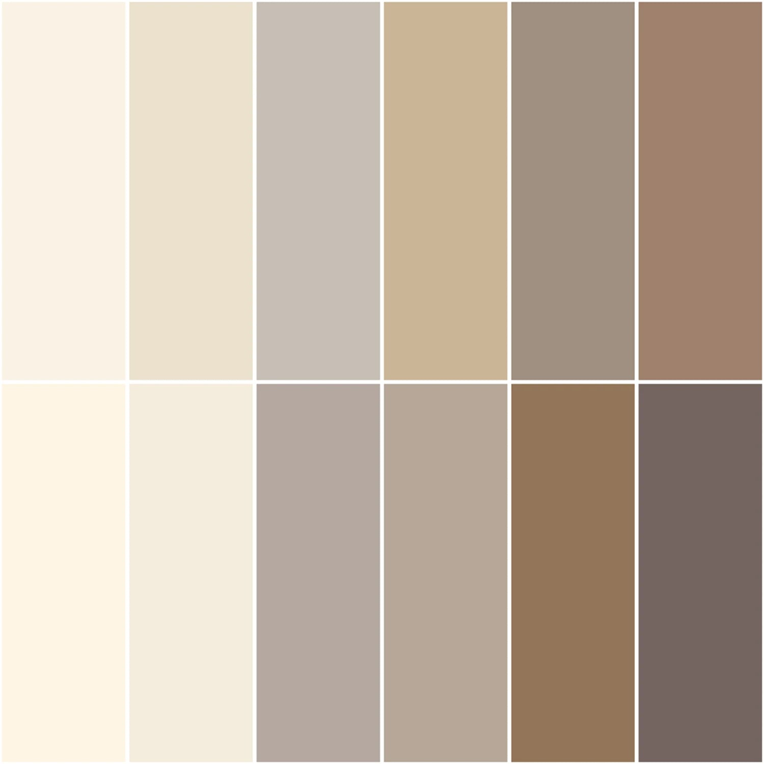 Confetti Cotton Neutral Bundle | Fat Quarter Package - 12pcs (FQ-NEUT120-12)