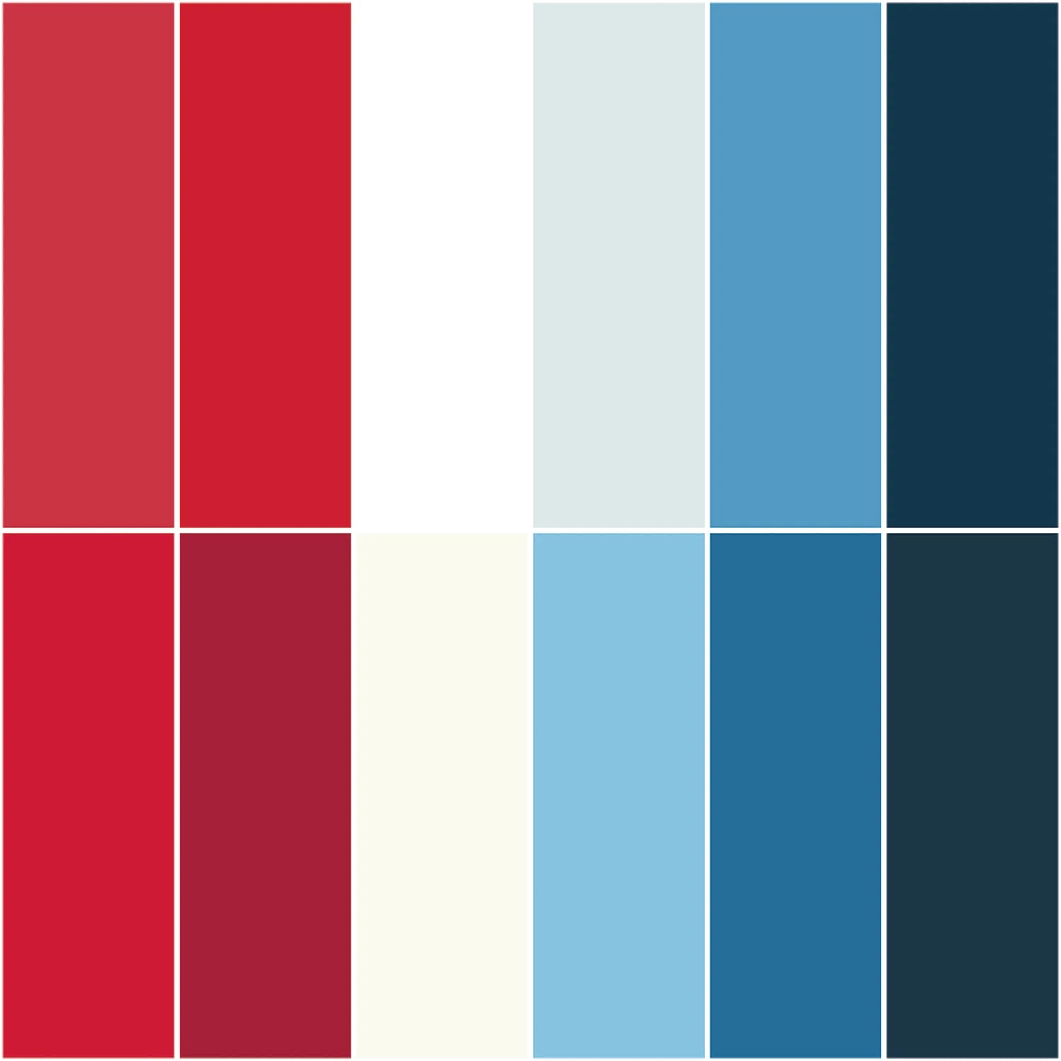 Confetti Cotton Patriotic Bundle | Fat Quarter Package - 12pcs (FQ-PAT120-12)