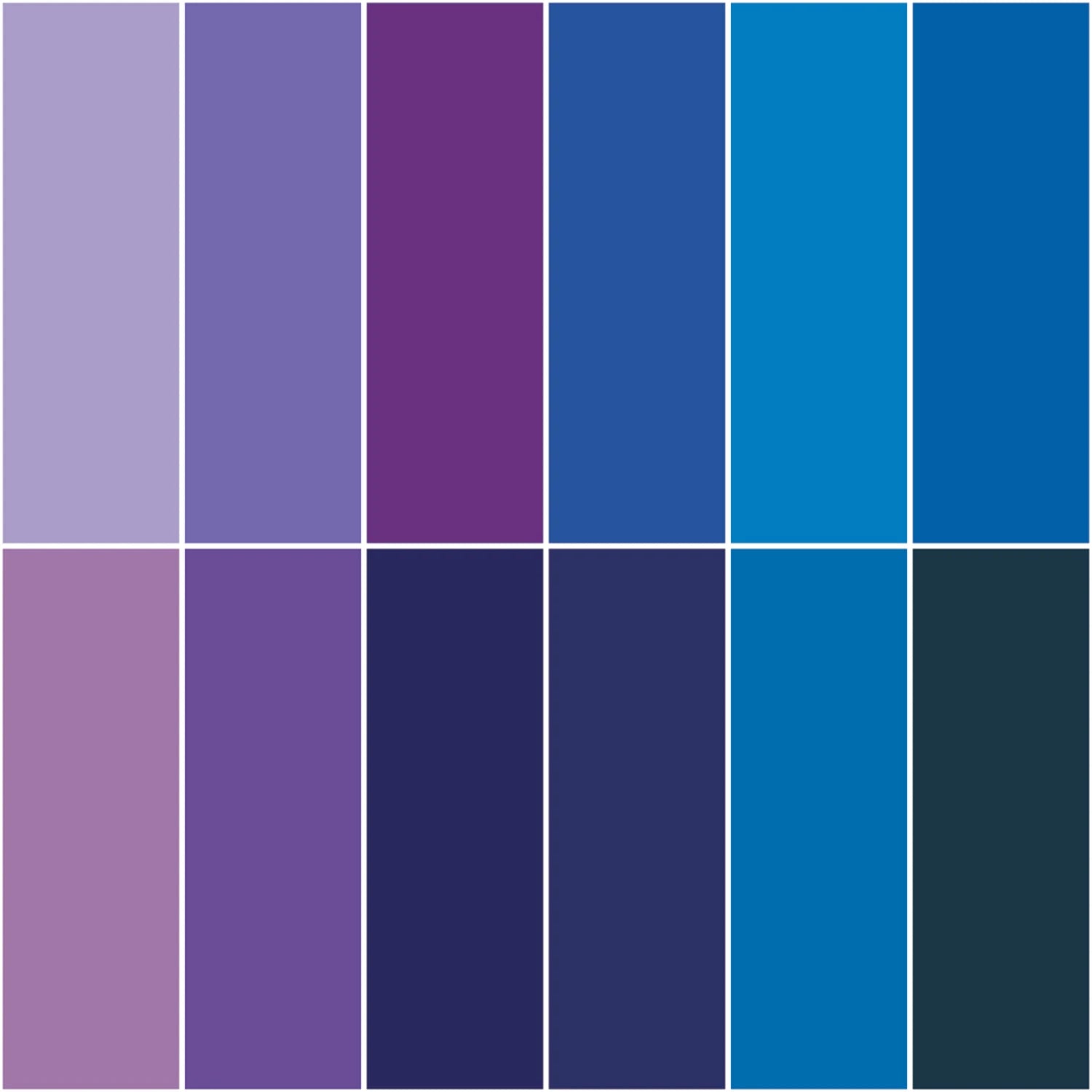 Confetti Cotton Sapphire Dusk Bundle | Fat Quarter Package - 12pcs (FQ-SAP120-12)