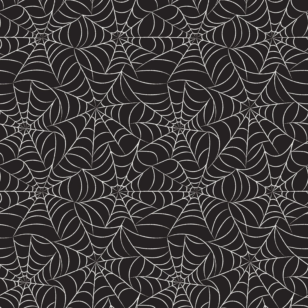 Black Webs Glow in the Dark - 44” - (GC17474R-BLACK) – Sold in UNITS of ¼ metre