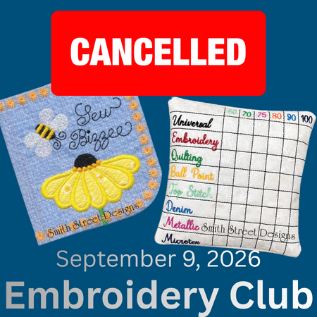Maple Leaf Stitching Academy - Embroidery Club (September 9, 2026)