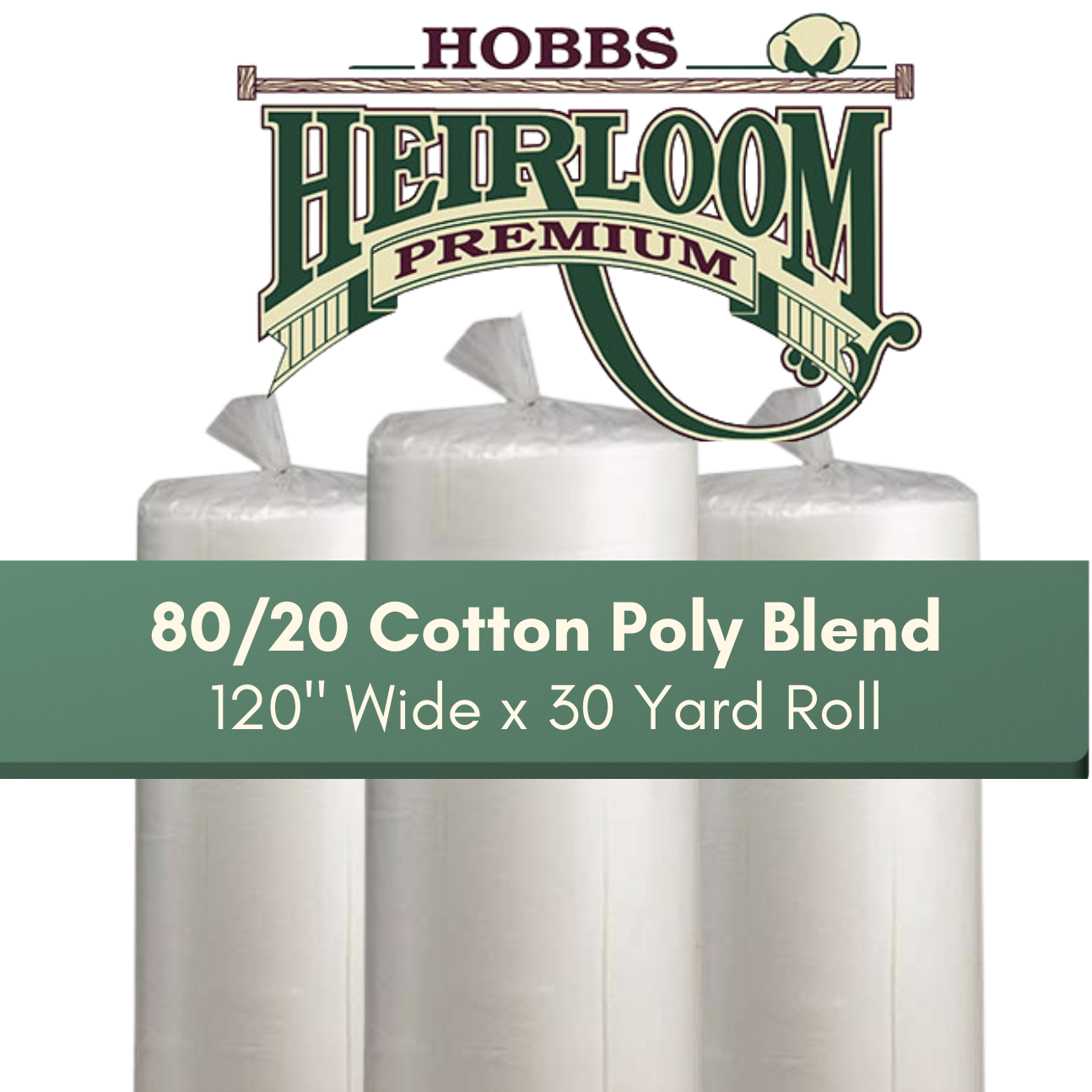 Hobbs Heirloom Premium 80/20 Cotton Poly Blend - 120