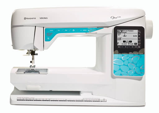 Husqvarna Viking OPAL 670 Husqvarna Viking Sewing and Embroidery machines on sale at Maple Leaf Quilting Company serving Alberta including Cochrane, Calgary, Red Deer, Lethbridge, Medicine Hat
