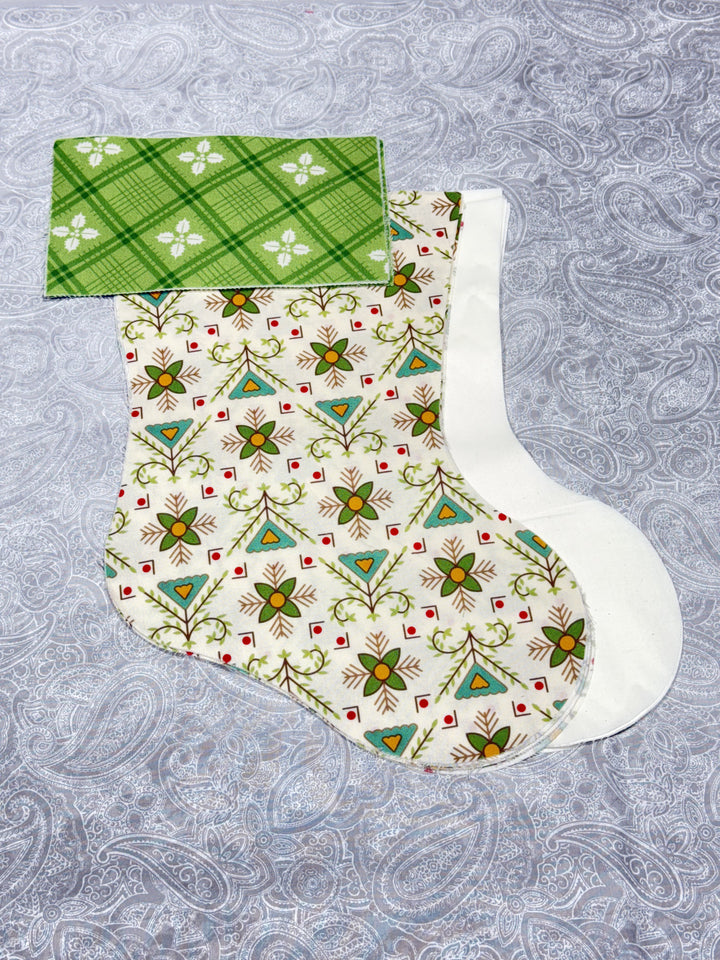 Lori Holt Hometown Holiday Stockings - Pre-Cut Kit (4pc set)