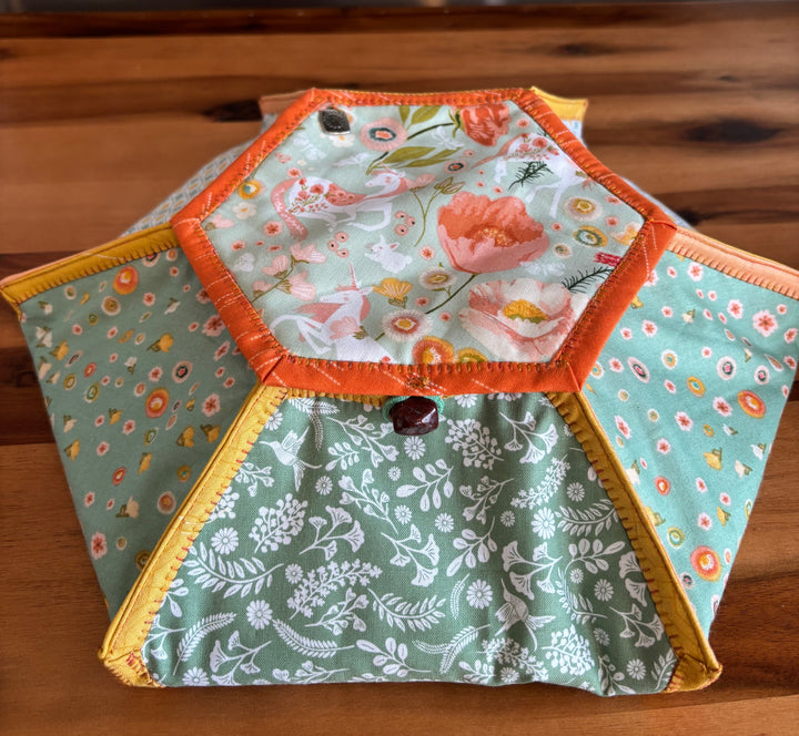 Maple Leaf Stitching Academy Beginner Sewing Class - Blossie Basket with Lid