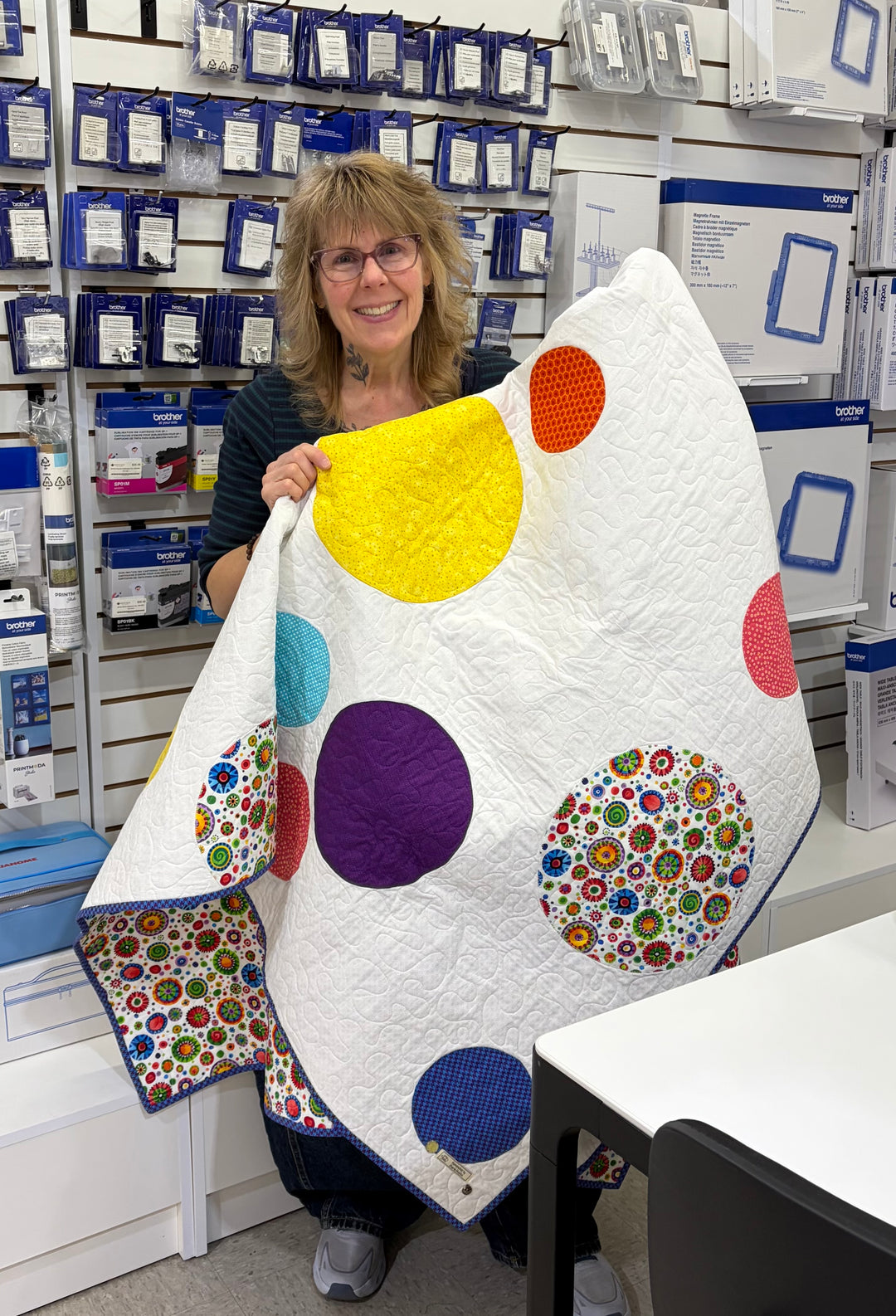 Maple Leaf Stitching Academy Beginner Applique Class - Happy Circles 🧵❤️🪡