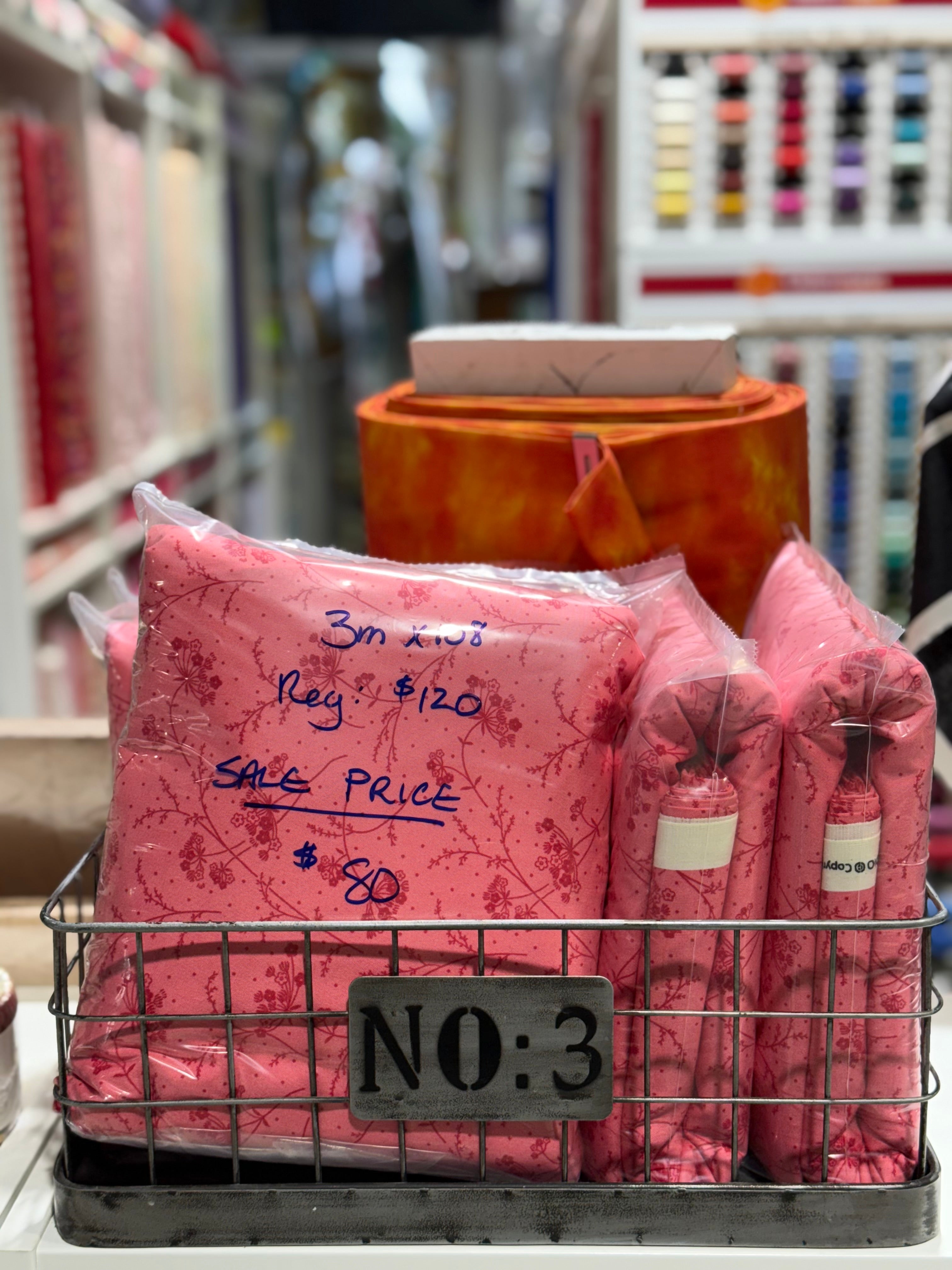 Pink Backpack - Pre-Cut Fabric (3m x 108
