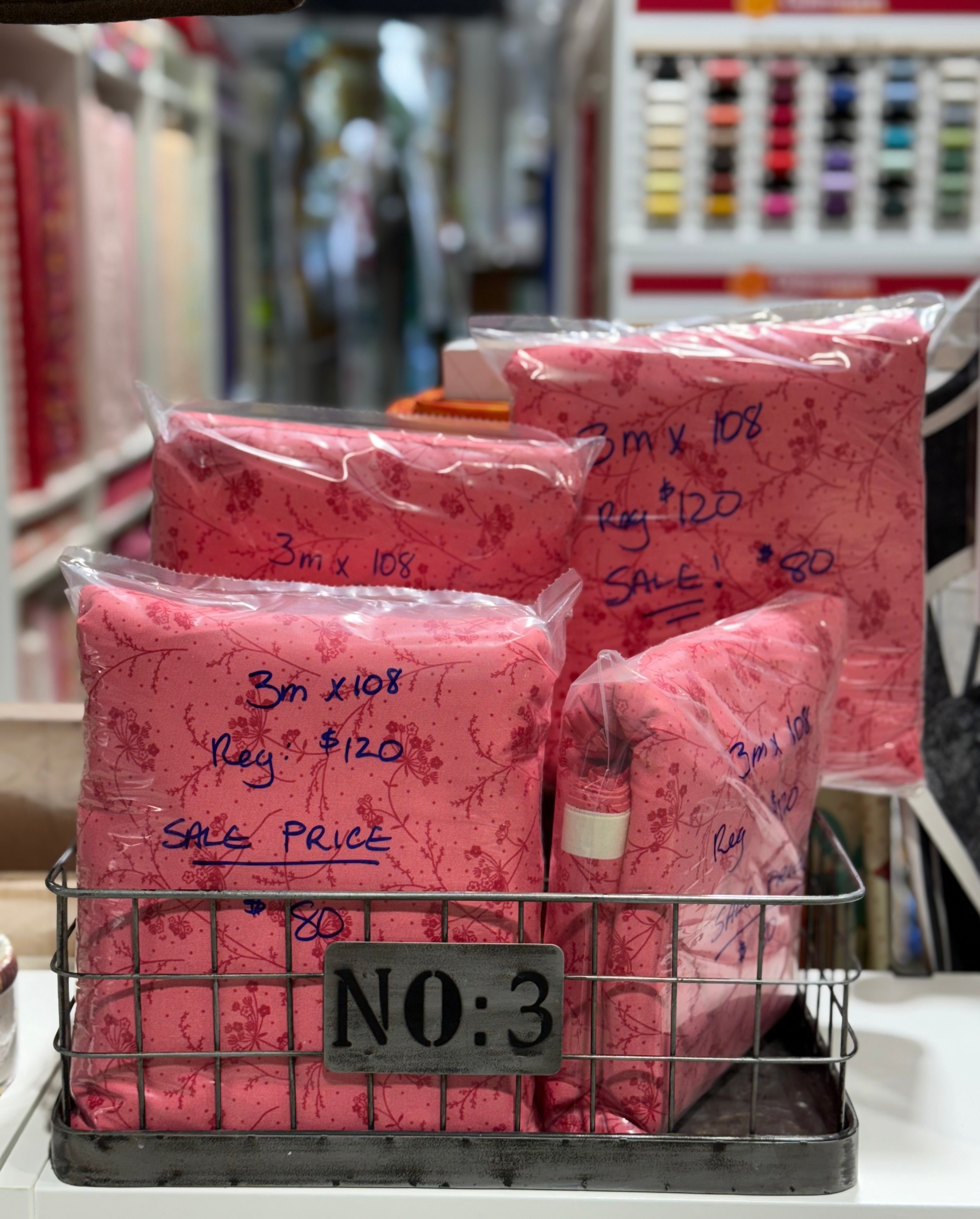 Pink Backpack - Pre-Cut Fabric (3m x 108