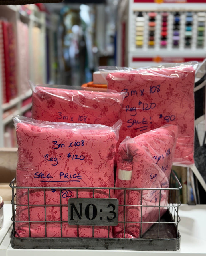 Pink Backpack - Pre-Cut Fabric (3m x 108")