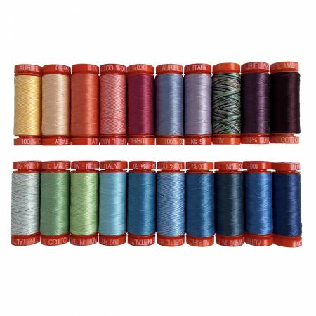 Jennifer Sampou Basics Cotton 50wt 20 Spool Thread Set By Jennifer Sampou