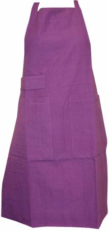 Apron Solid Purple- Adult