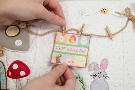 Hoppin' Down the Bunny Trail Embroidery Pattern