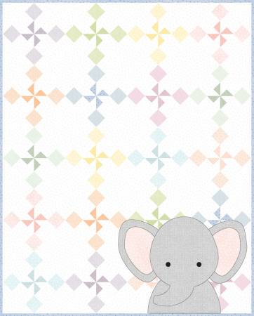 Ellie's Pinwheels Flannel Kit 40in x 50in