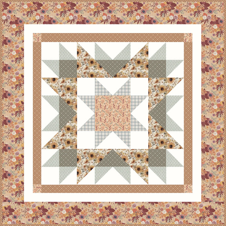 Evening on the Prairie Evening Star Table Topper Kit - From Riley Blake Designs (KT-16741)