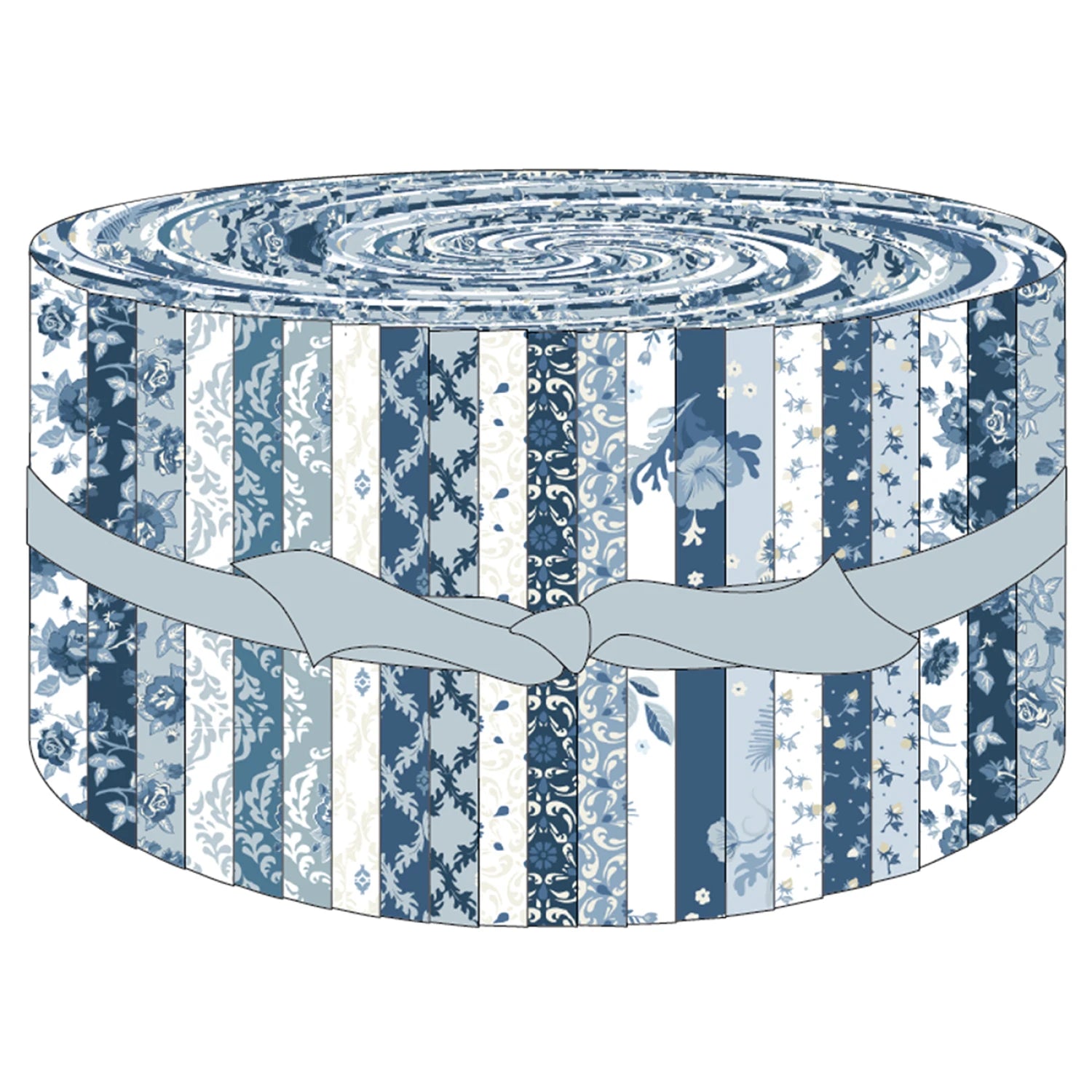 Lakeland Blues by Samantha Walker Collection | 2.5in Strips  - 40pcs (LB25820)