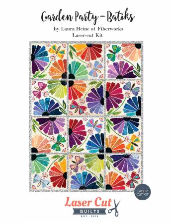 Garden Party 'Batiks' - Laser Cut Quilt Kit