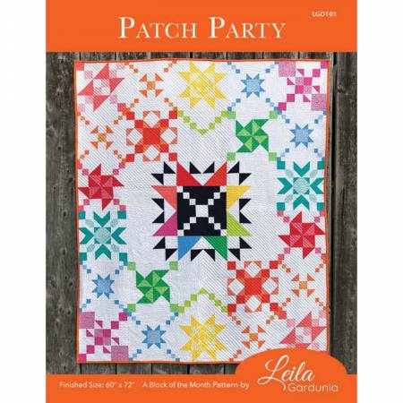 Patch Party Block of the Month - Paper Pattern